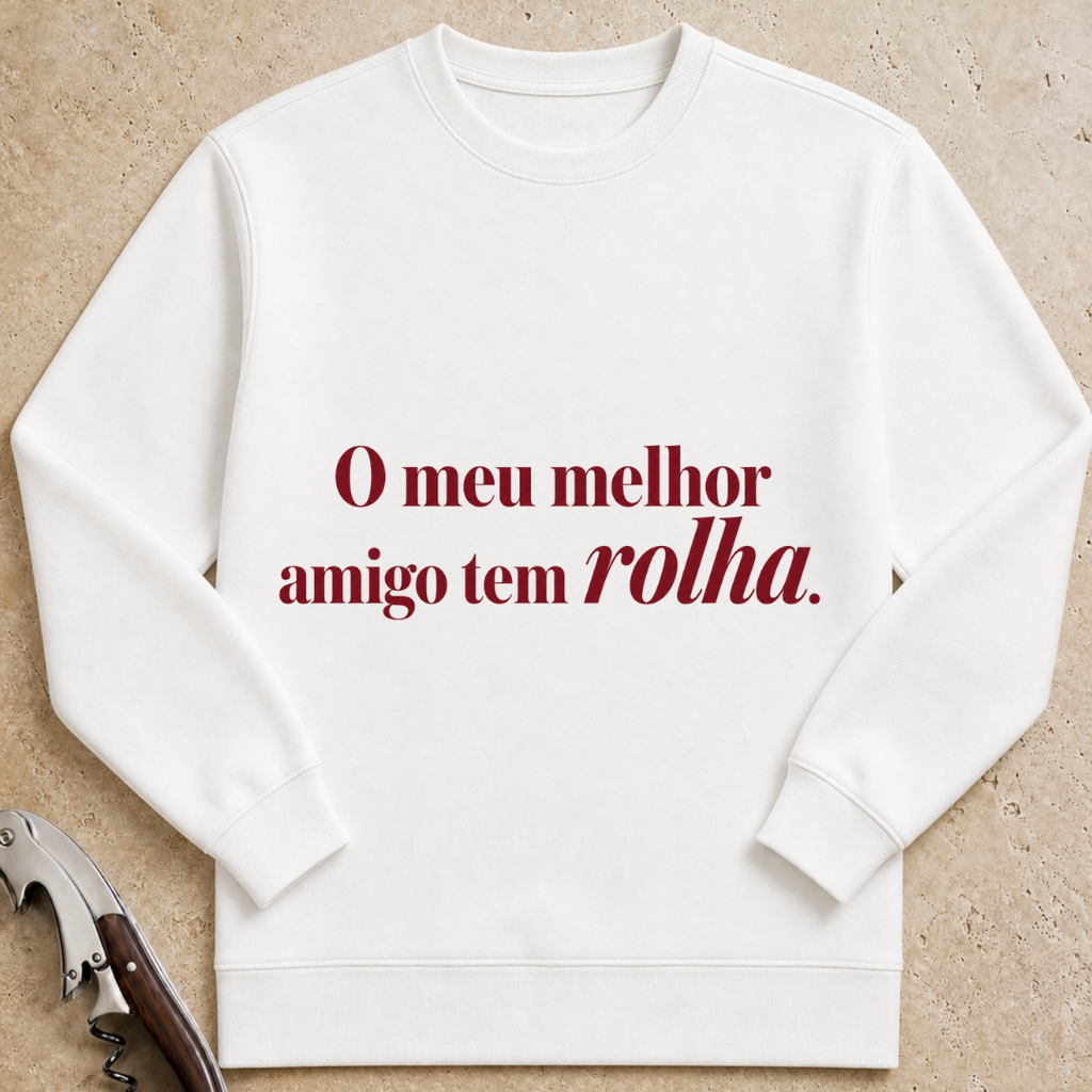 O meu melhor amigo tem rolha Sweatshirt