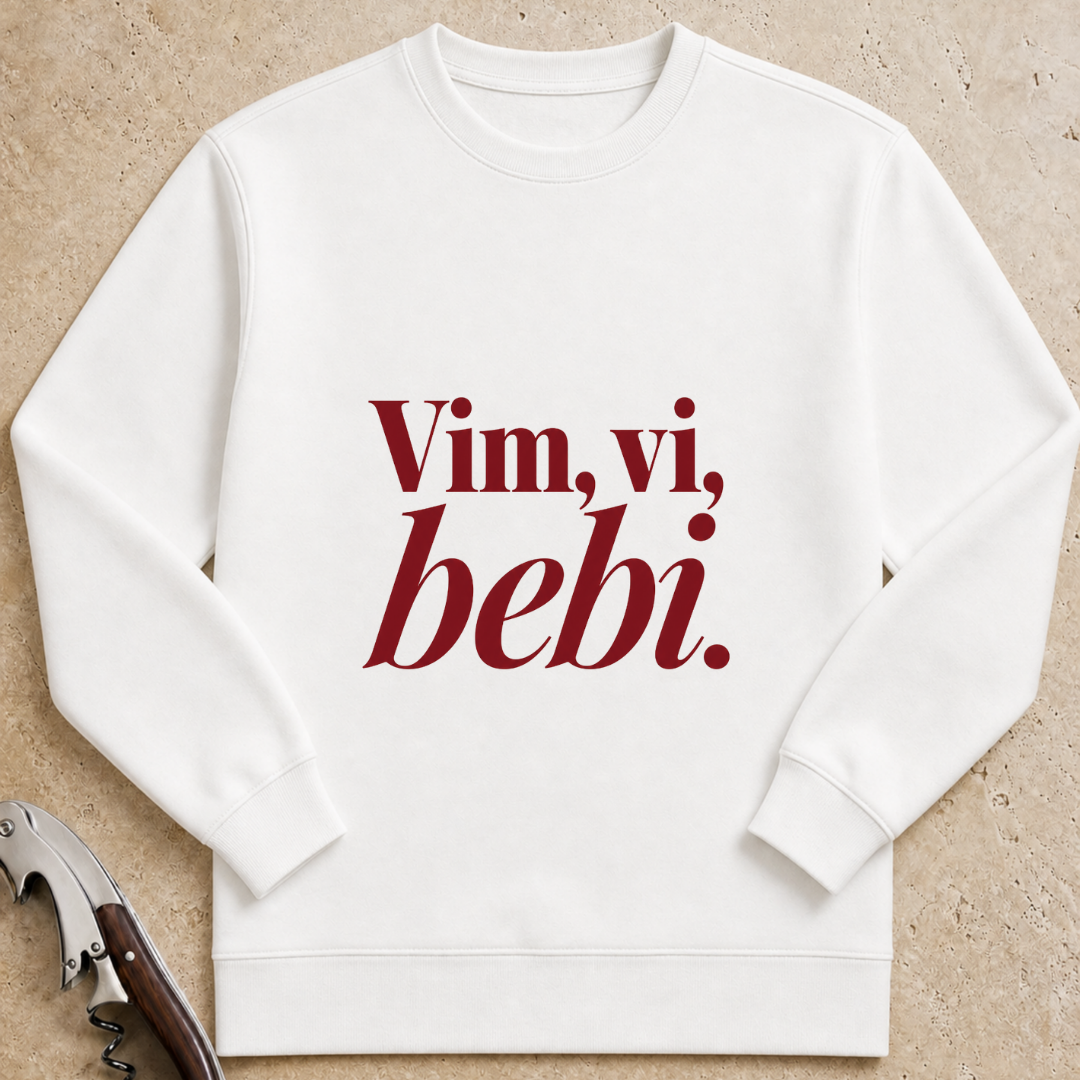 Vim, vi, bebi Sweatshirt
