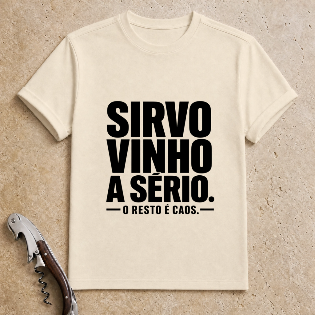 Sirvo vinho a sério T-Shirt
