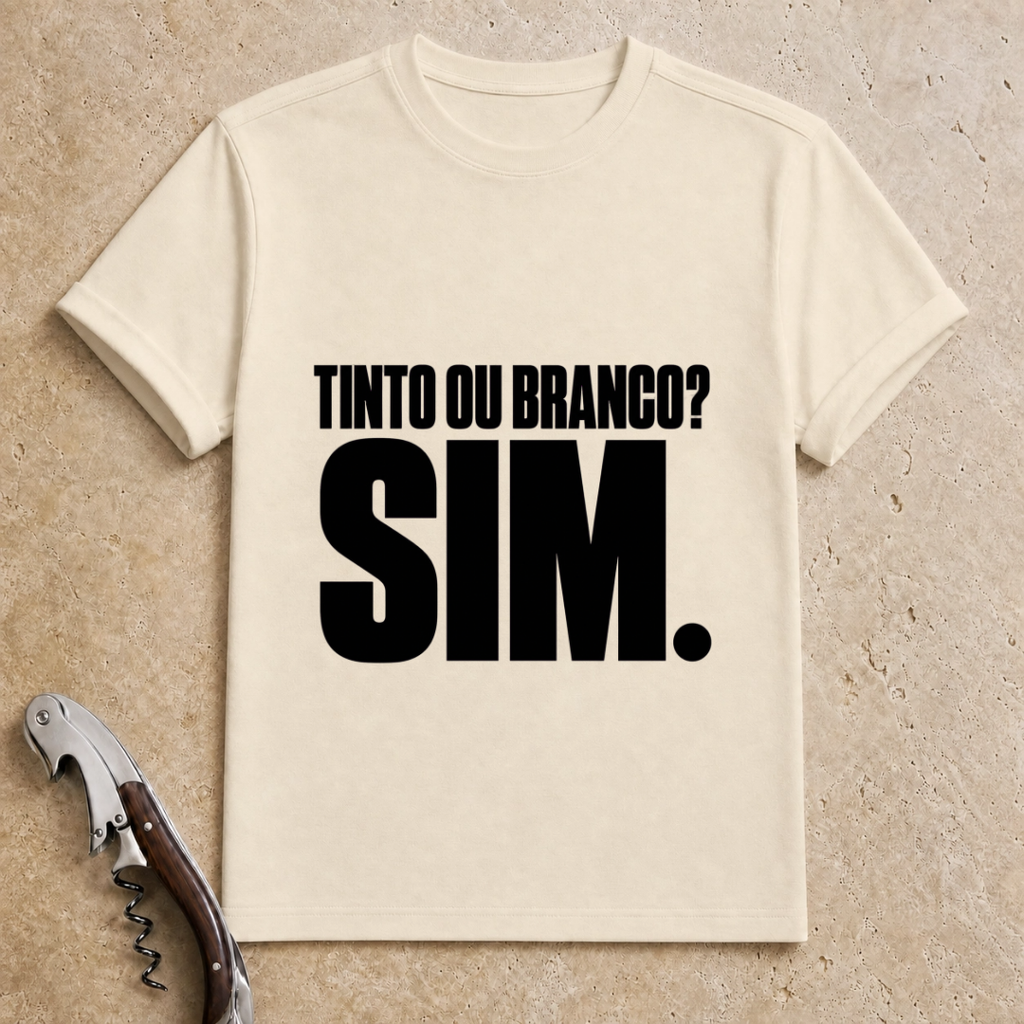 Tinto ou Branco T-Shirt