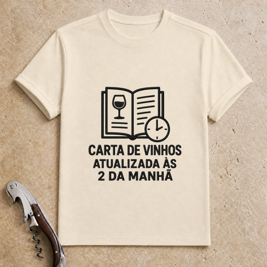 Carta de Vinhos T-Shirt