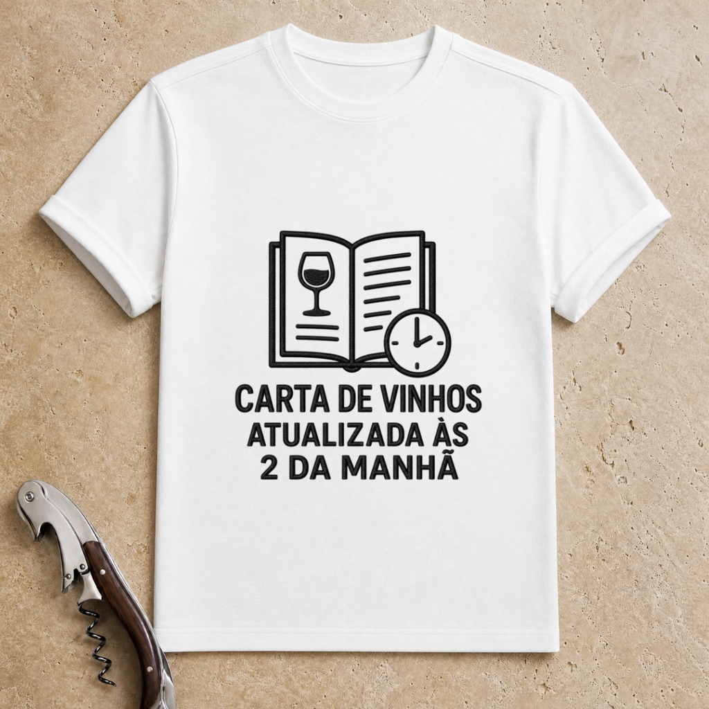 Carta de Vinhos T-Shirt