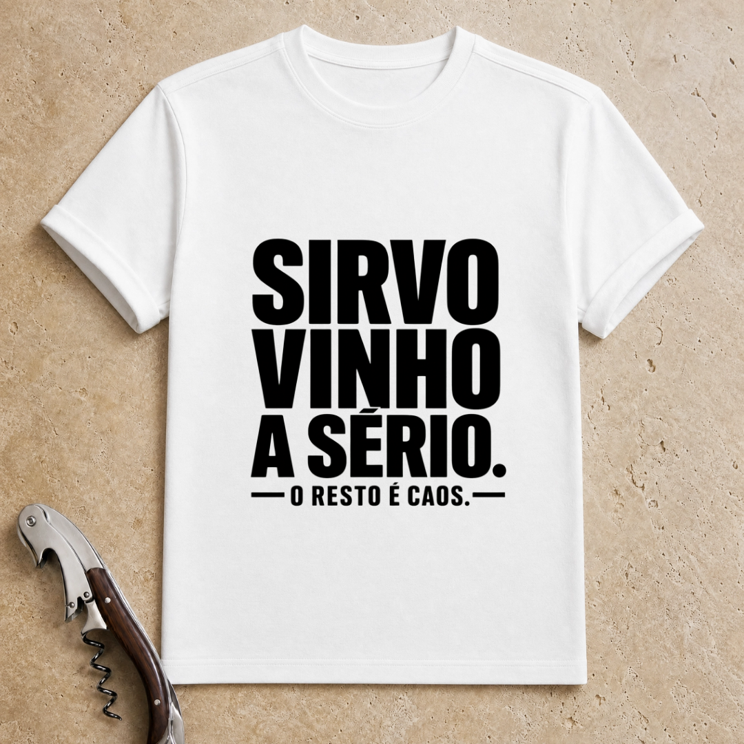 Sirvo vinho a sério T-Shirt