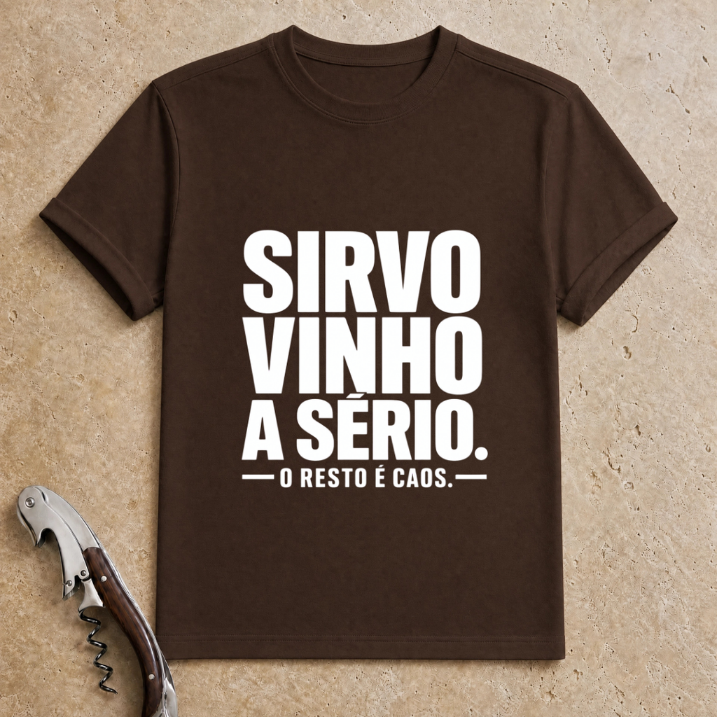 Sirvo vinho a sério T-Shirt