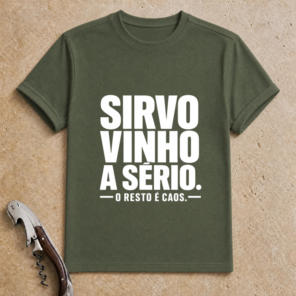 Sirvo vinho a sério T-Shirt