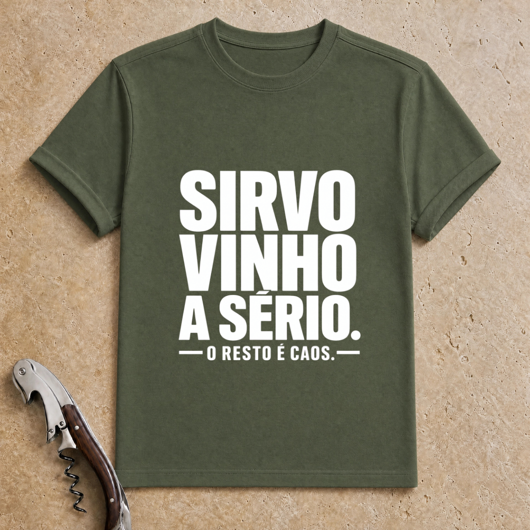 Sirvo vinho a sério T-Shirt
